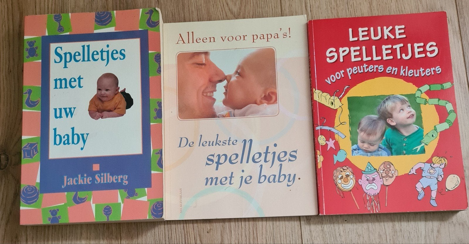 3 baby- en peuterboeken: spelletjes en ontwikkeling, Ophalen of Verzenden, Gelezen, Jackie Silberg, 0 tot 6 maanden