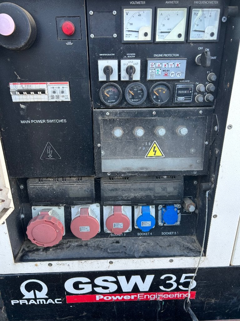 Agregaat yanmar, Ophalen