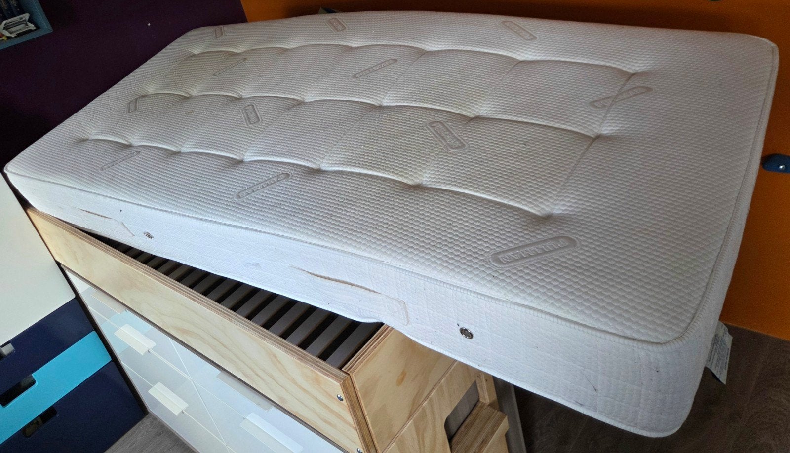 Matras Pullman Silverline Premier 90x200, Ophalen, Gebruikt, 90 cm, Eenpersoons