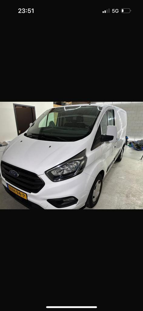 Ford Transit Custom GB 2.0 Tdci 130PK 320 L1h1 2018 Wit, Auto's, Voorwielaandrijving, Stof, 1995 cc, Euro 6