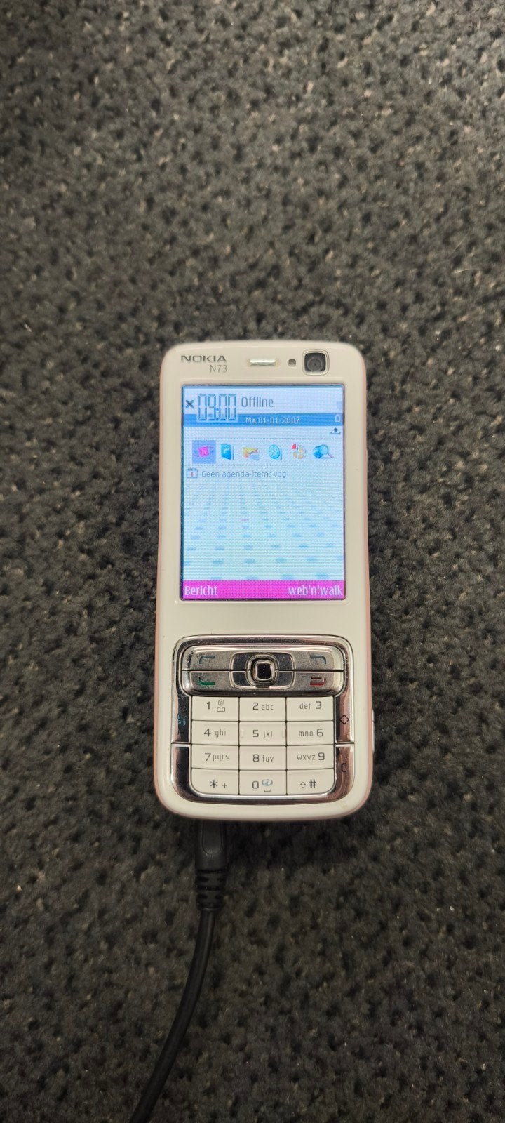 Nokia N73 - Muzikale Retrotelefoon in Uitstekende Staat, Telecommunicatie, Mobiele telefoons | Nokia, Zwart, Fysiek toetsenbord