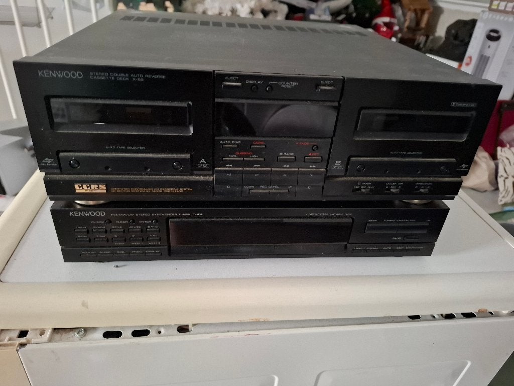Kenwood cassettedeck en tuner., Ophalen, Dubbel, Kenwood, Auto-reverse