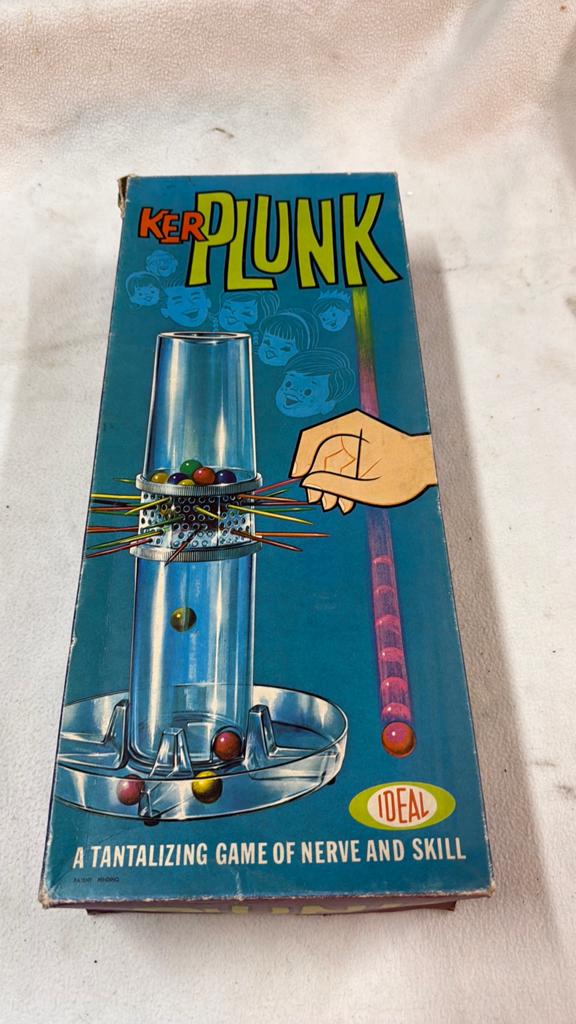 IDEAL spel Ker-Plunk, Kinderen en Baby's, Speelgoed | Overig, Jongen of Meisje, Ophalen of Verzenden