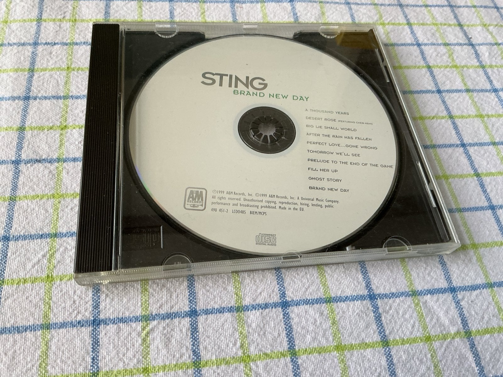 Sting - Brand New Day CD, Ophalen of Verzenden, Gebruikt, Pop, Album