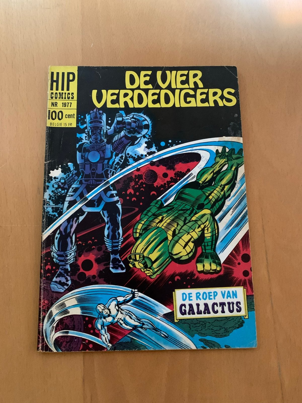 Hip Comics De Vier Verdedigers Nr 1977 - De Roep van Galactu, Eén stripboek, Ophalen of Verzenden, Gelezen