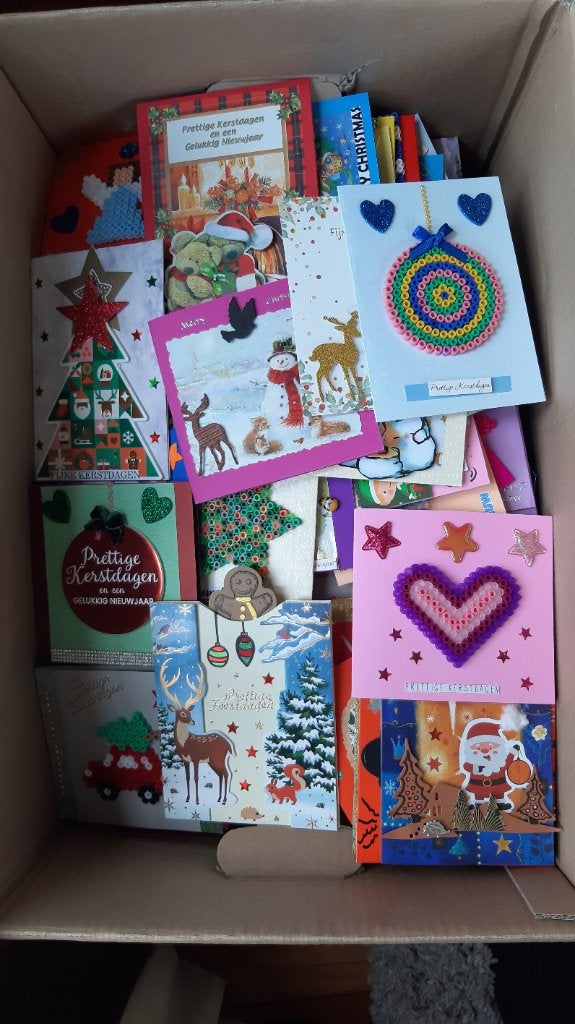 GEZOCHT: Gratis knutselmateriaal voor kerstkaarten, Hobby en Vrije tijd, Knutselen, Ophalen of Verzenden, Knutselwerk