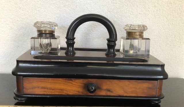 Victoriaans schrijfset / bureauset, Ophalen of Verzenden