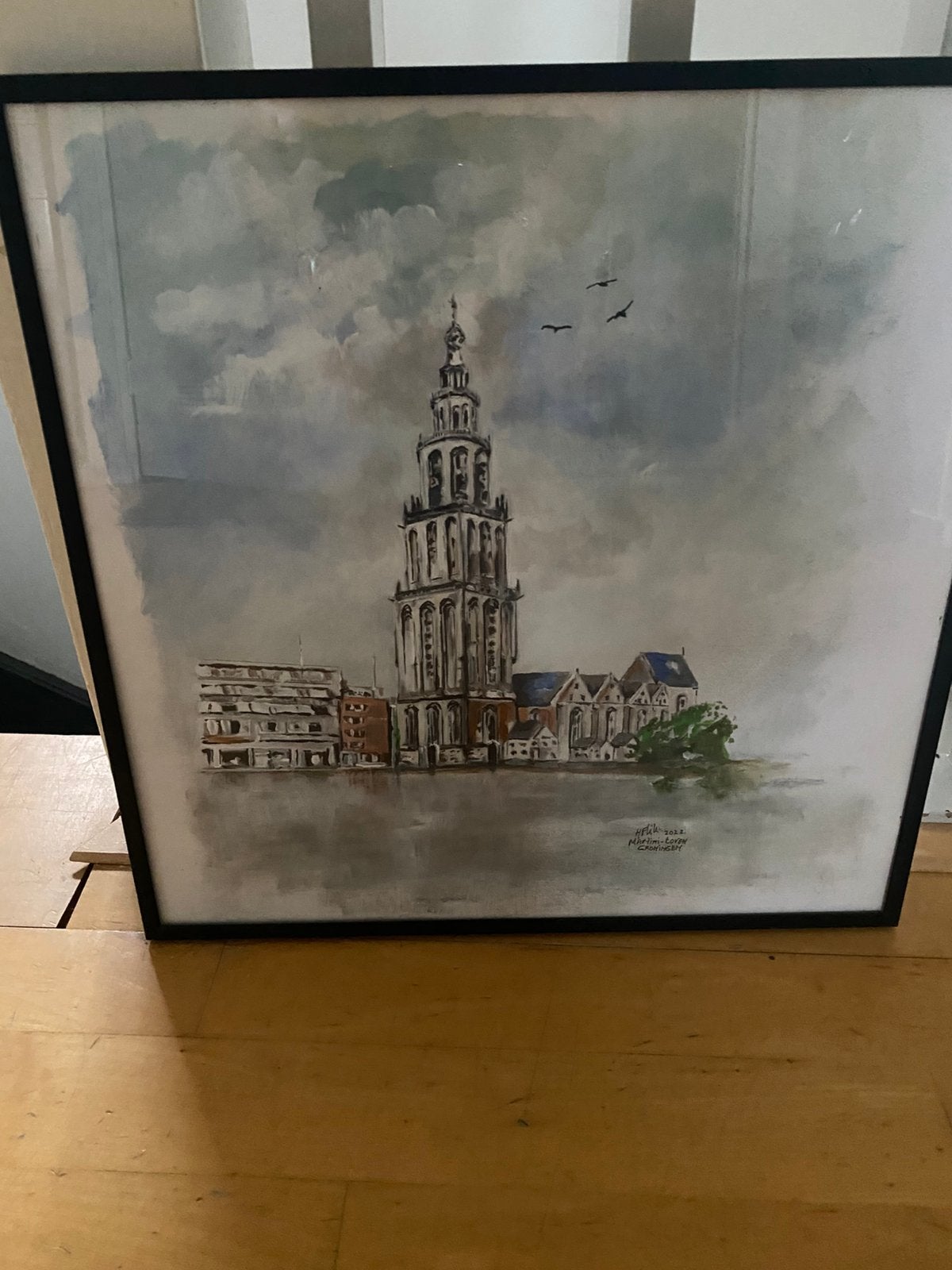 Schilderij martinitoren 17.50€, Ophalen