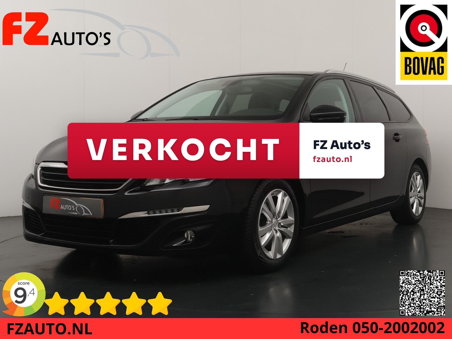 Peugeot 308 SW 1.2 PureTech Blue Lease Pack - Navigatie - Cl, Voorwielaandrijving, Stof, Gebruikt, Euro 6