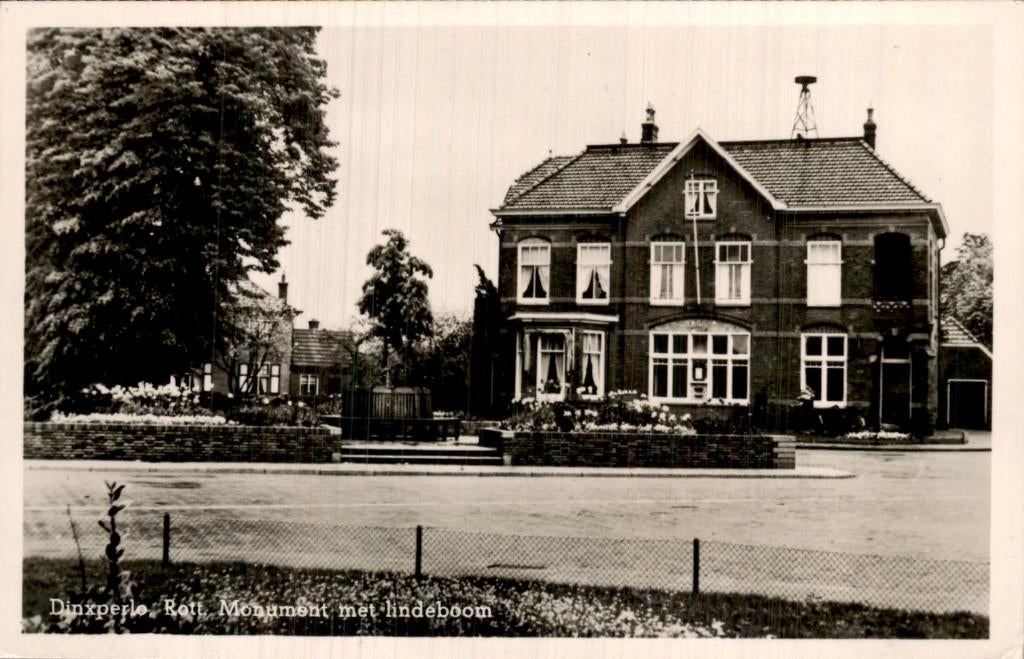 Dinxperlo - Rot Monument - Lindeboom, Ophalen of Verzenden, 1940 tot 1960, Gelopen, Gelderland