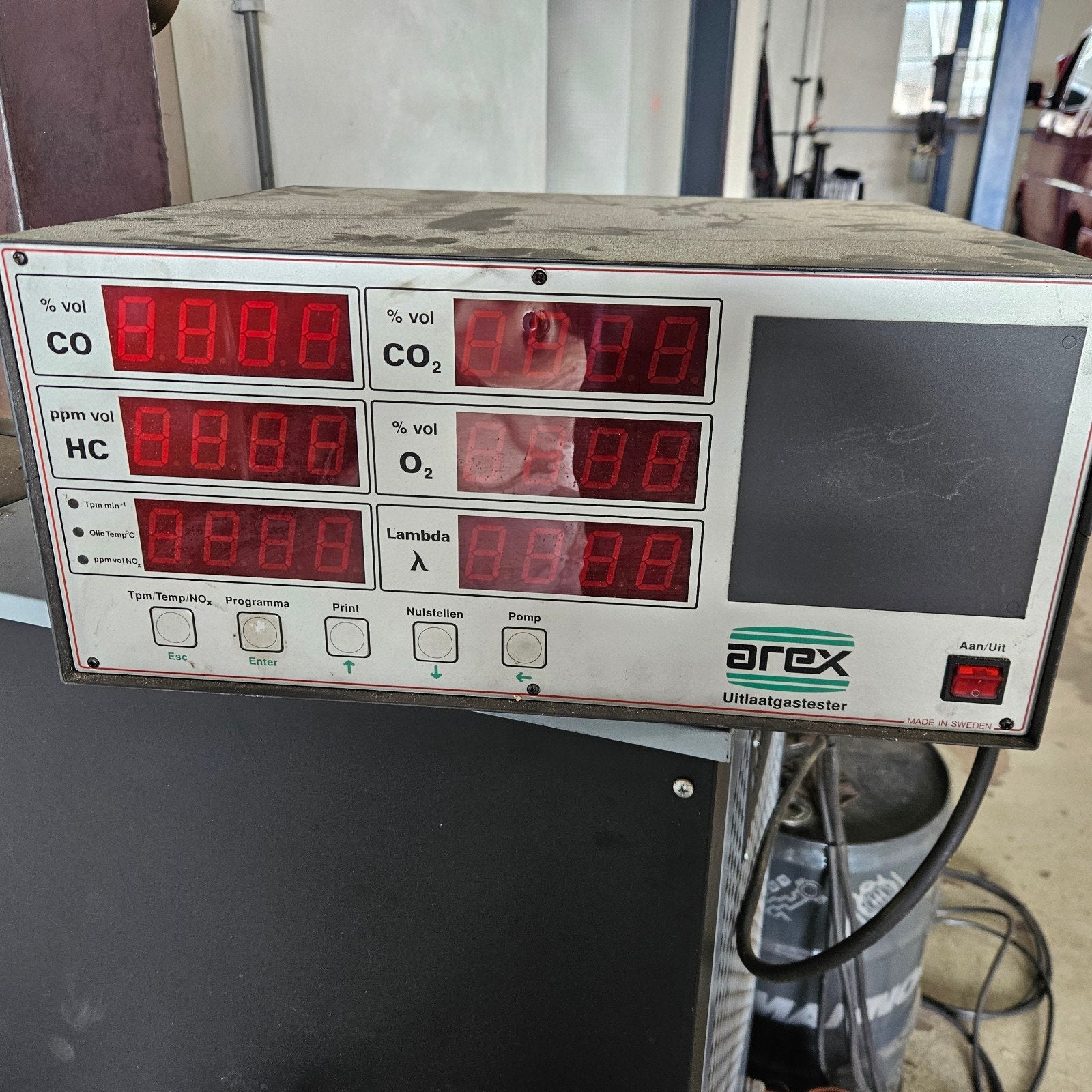 Arex 4gas tester voor onderdelen - Uitlaatgastester, Ophalen of Verzenden, Gebruikt, Universele onderdelen