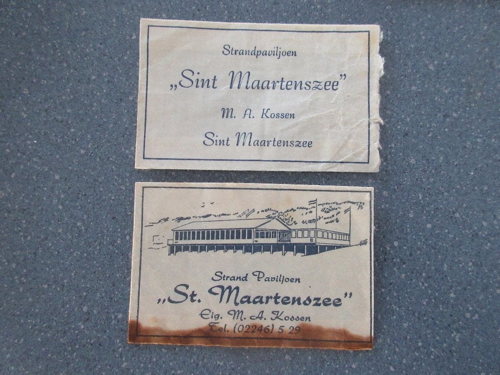 2 x St. Maartenszee, paviljoen Sint Maartenszee, Verzenden