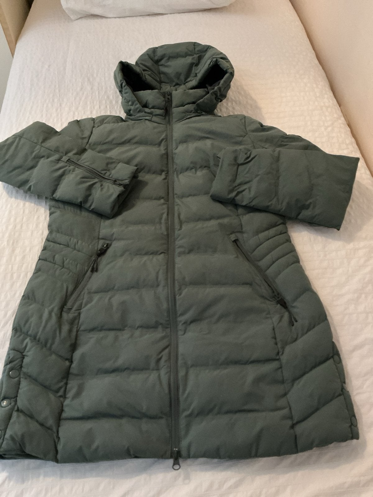 Cecil gewatteerde jas met capuchon - Maat S, Kleding | Dames, Ophalen of Verzenden, Zo goed als nieuw, Maat 36 (S), Groen