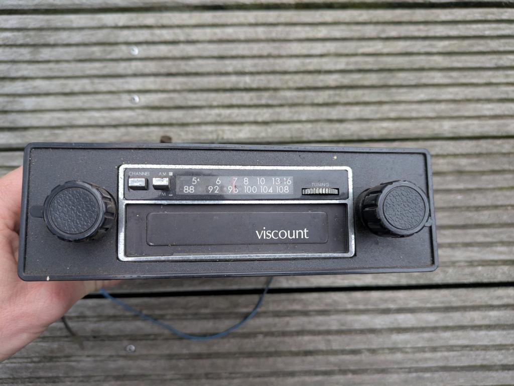 Autoradio Viscount Oldtimer Radio Auto Onderdeel, Ophalen of Verzenden