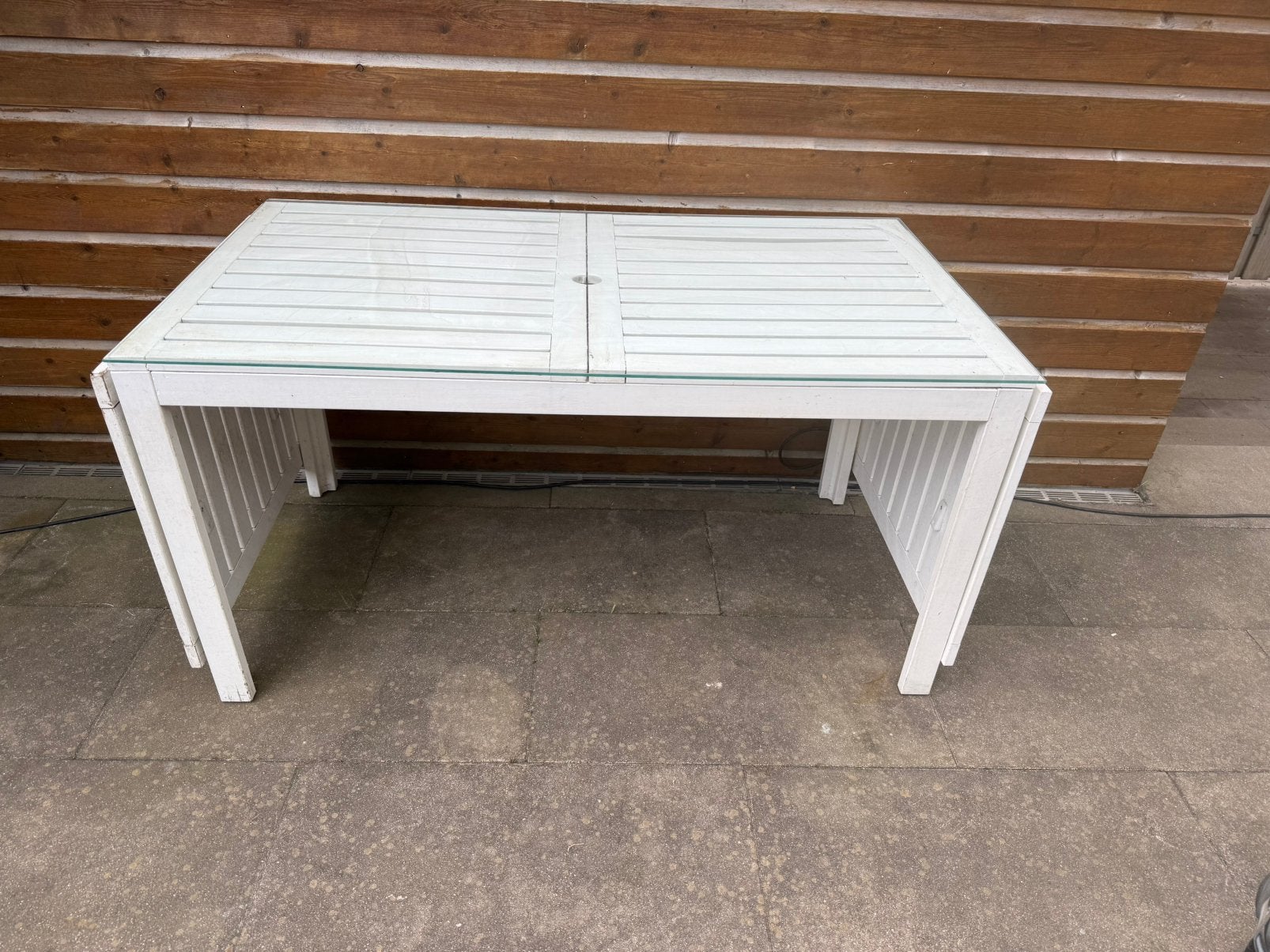 Ikea uitklapbare tuintafel Applaro, Ophalen, Gebruikt, Rechthoekig, Hout