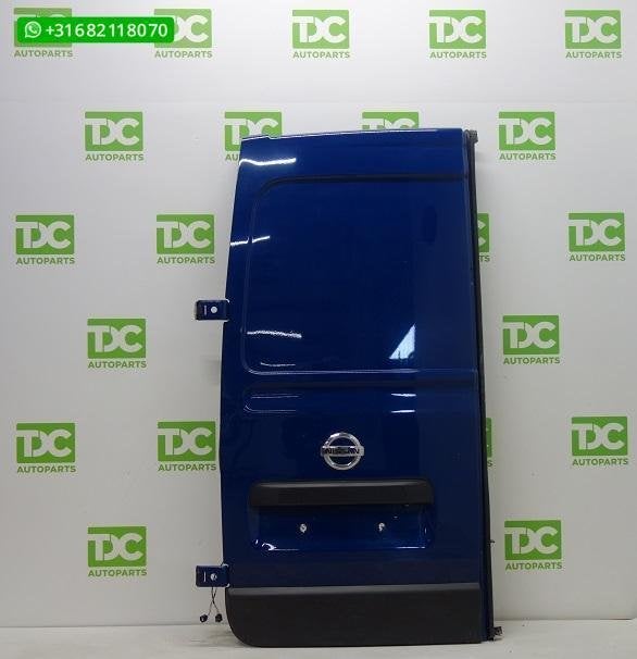 Nissan NV400 ('11-'19) Achterdeur links dicht blauw H1, Gebruikt, Deur, Ophalen of Verzenden, Achter