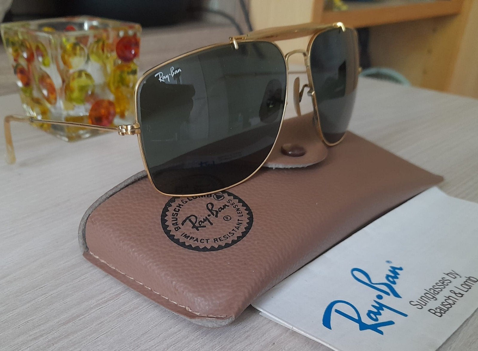 Vintage ray ban Explorer II zonnebril B&L glazen 62-14, Ophalen, Zonnebril, Overige kleuren, Zo goed als nieuw