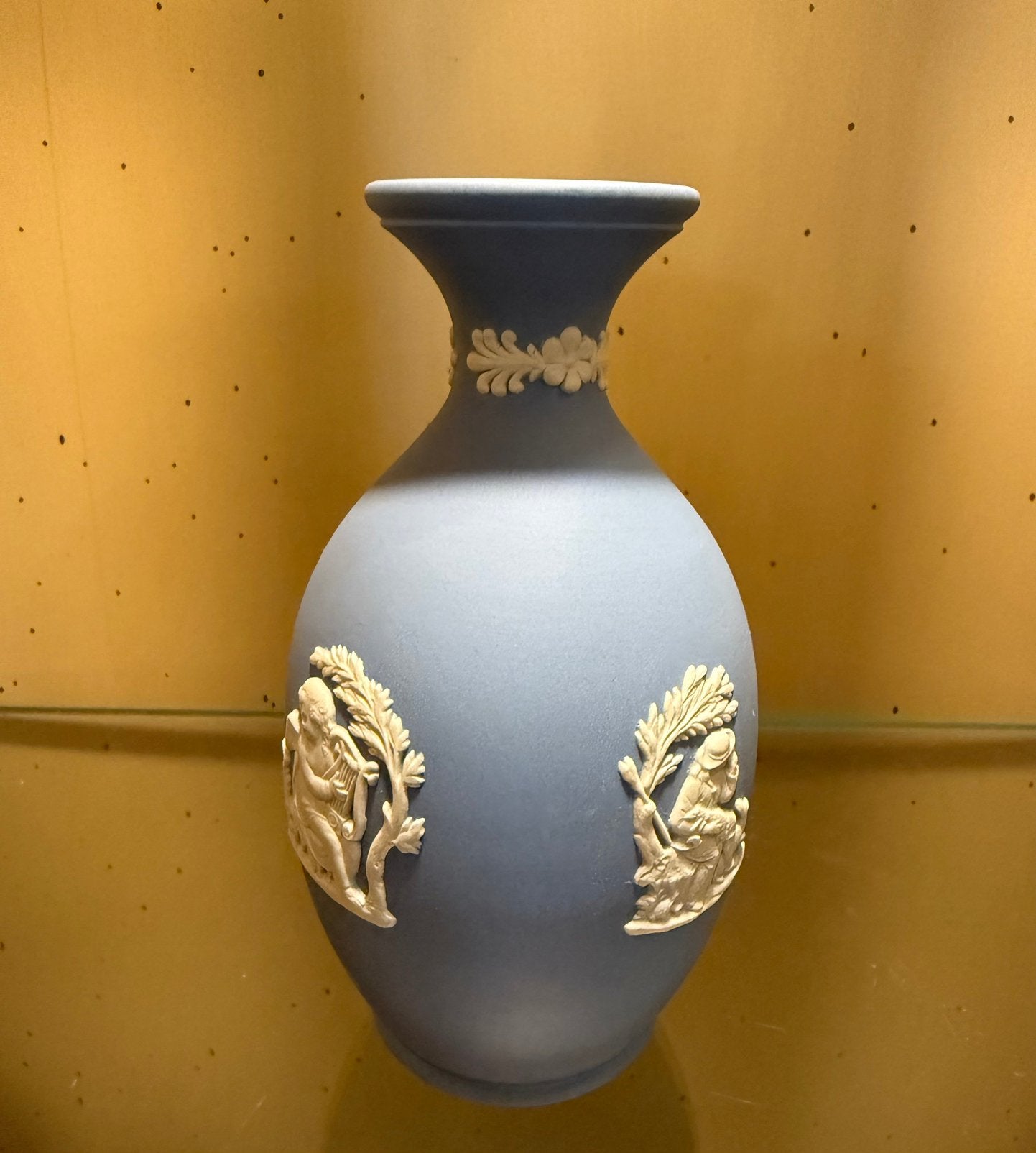 Vintage Wedgwood Jasperware Vaas (1977), Ophalen of Verzenden, Huis en Inrichting