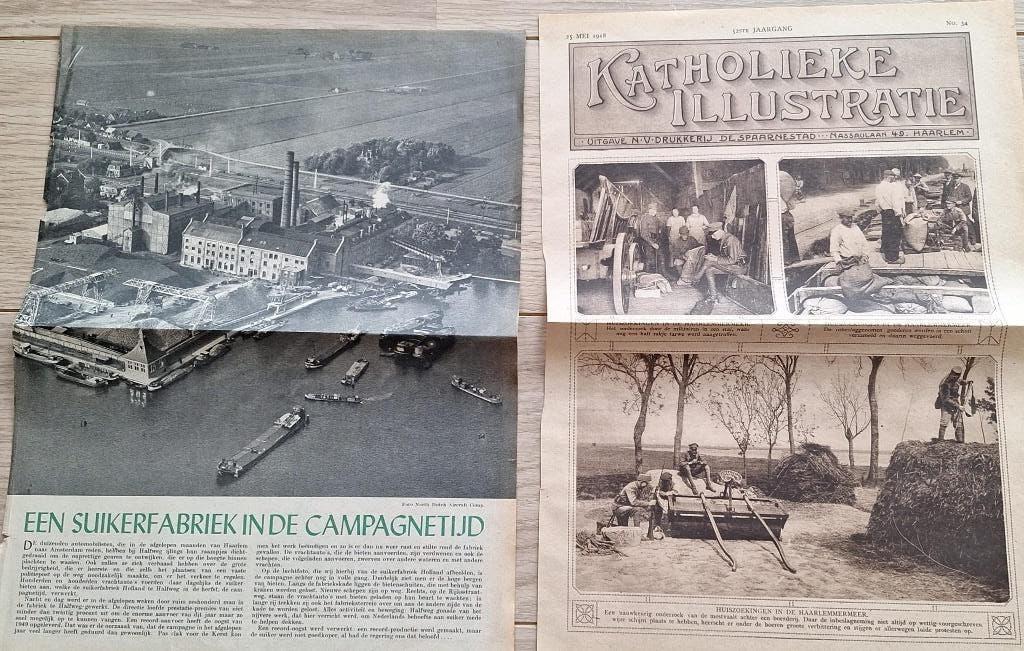 Haarlemmermeer, Halfweg, Hoofddorp etc. (NH) - oude knipsels, Ophalen of Verzenden, 1920 tot 1940, Noord-Holland