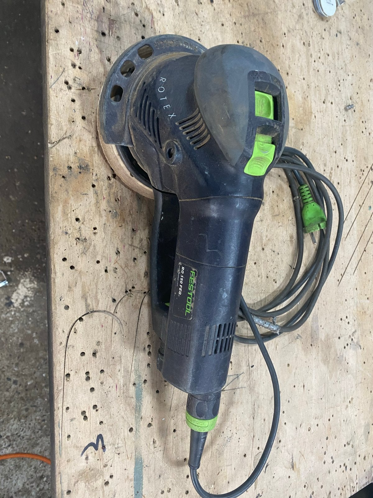 Festool Rotex RO 150 FEQ Excentrische Schuurmachine, Ophalen, Gebruikt, 600 tot 1200 watt, Excentrische schuurmachine