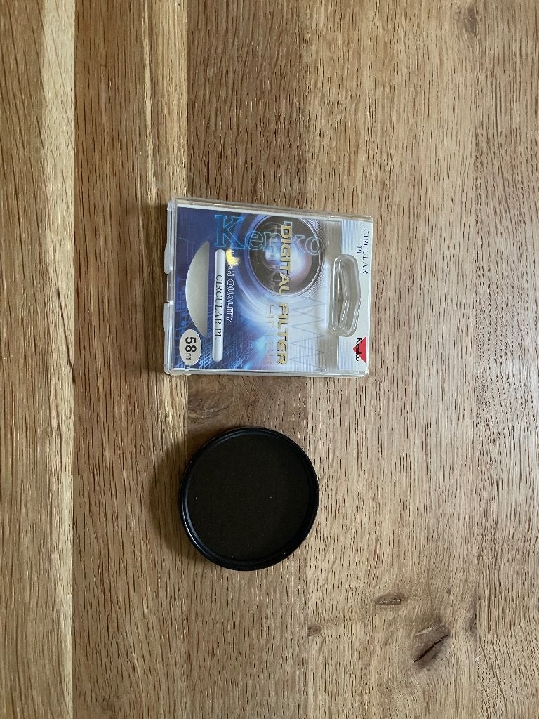 Kenko digital filter circular PL 58 mm, Polarisatiefilter, Kenko, Ophalen of Verzenden, Zo goed als nieuw