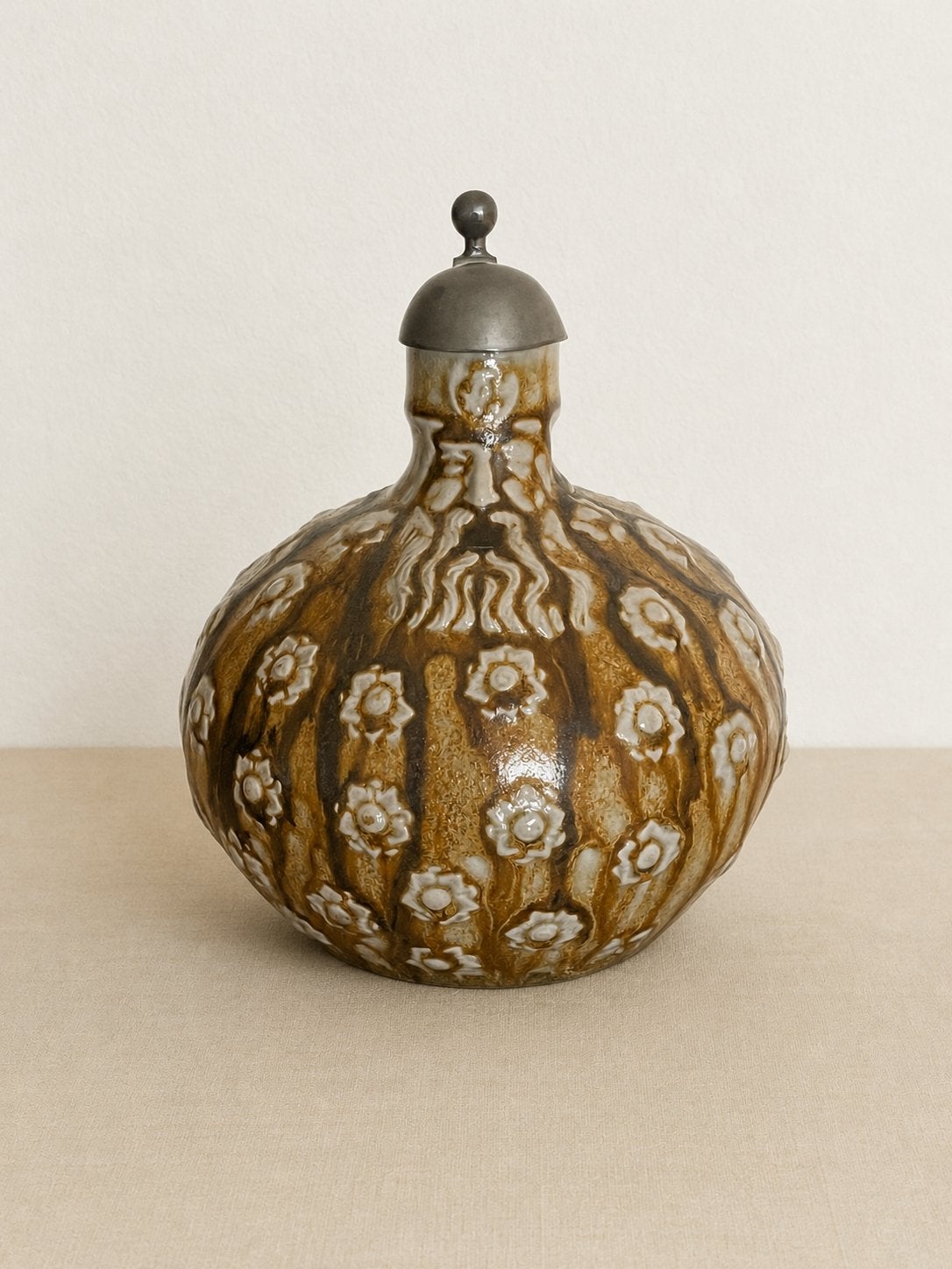 Vintage baardmankruik Reinhold Merkelbach Duisland 20e eeuw, Antiek en Kunst, Ophalen of Verzenden