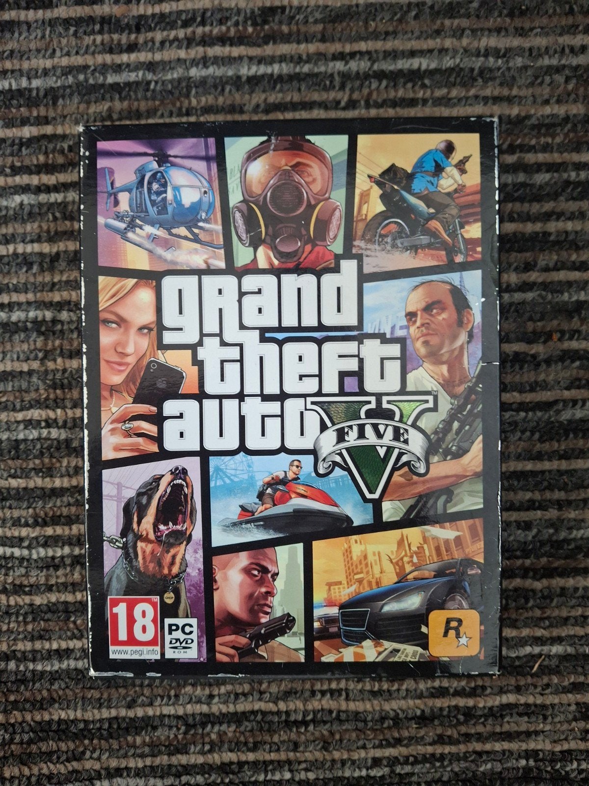 Grand Theft Auto V (GTA 5) PC DVD-ROM - Zo goed als nieuw, Spelcomputers en Games, Avontuur en Actie, Online, Vanaf 18 jaar, 1 speler