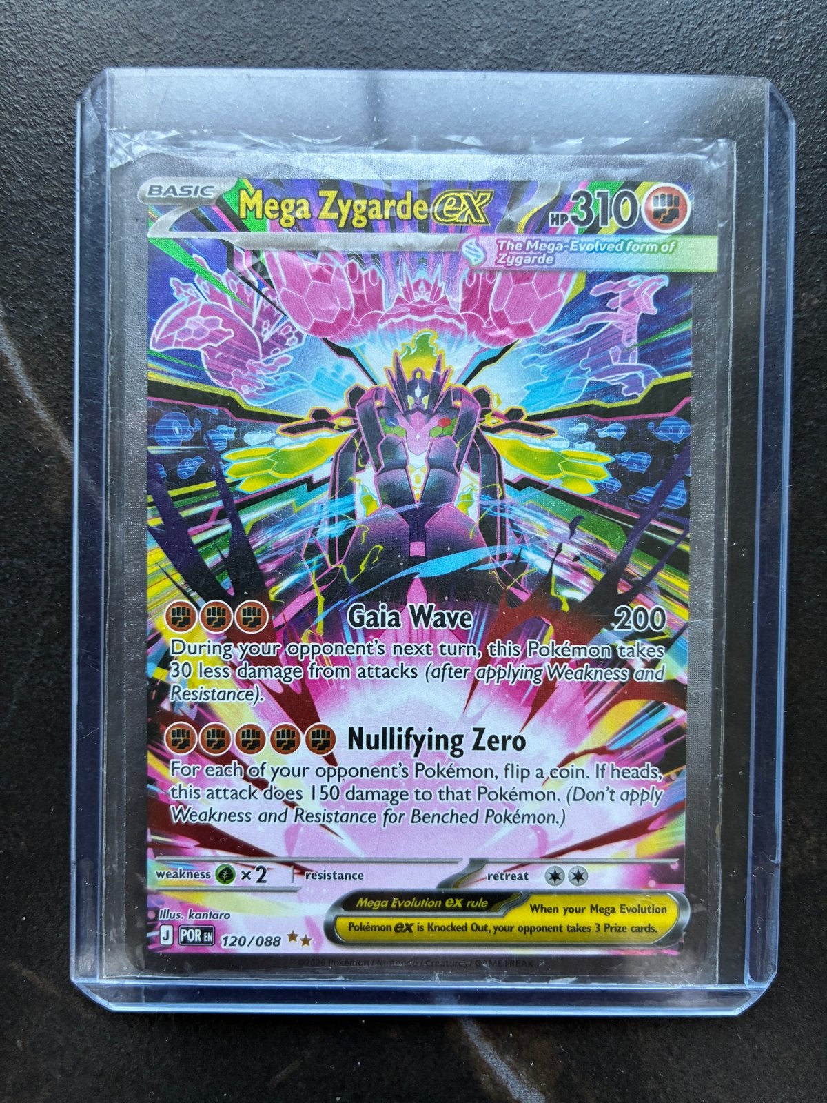 Mega Zygarde EX 120/088 - Pokémon Kaart, Verzenden, Nieuw, Losse kaart