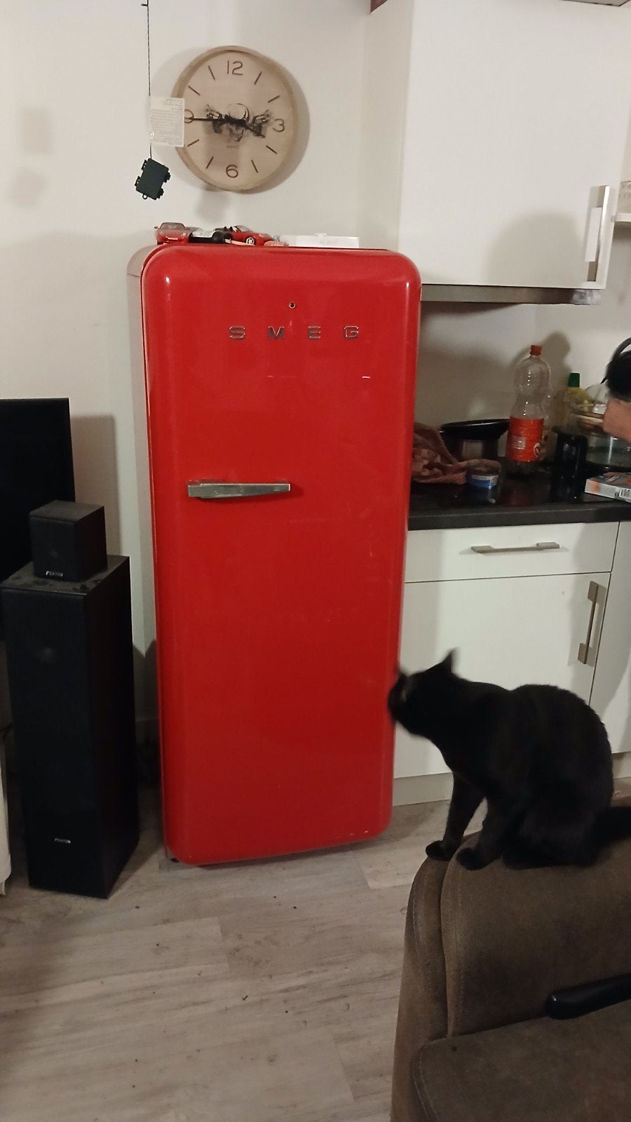 Smeg Koelkast - Iconisch Design en Perfect Werkend, Witgoed en Apparatuur, 200 liter of meer, 60 cm of meer, Zonder vriesvak, Gebruikt