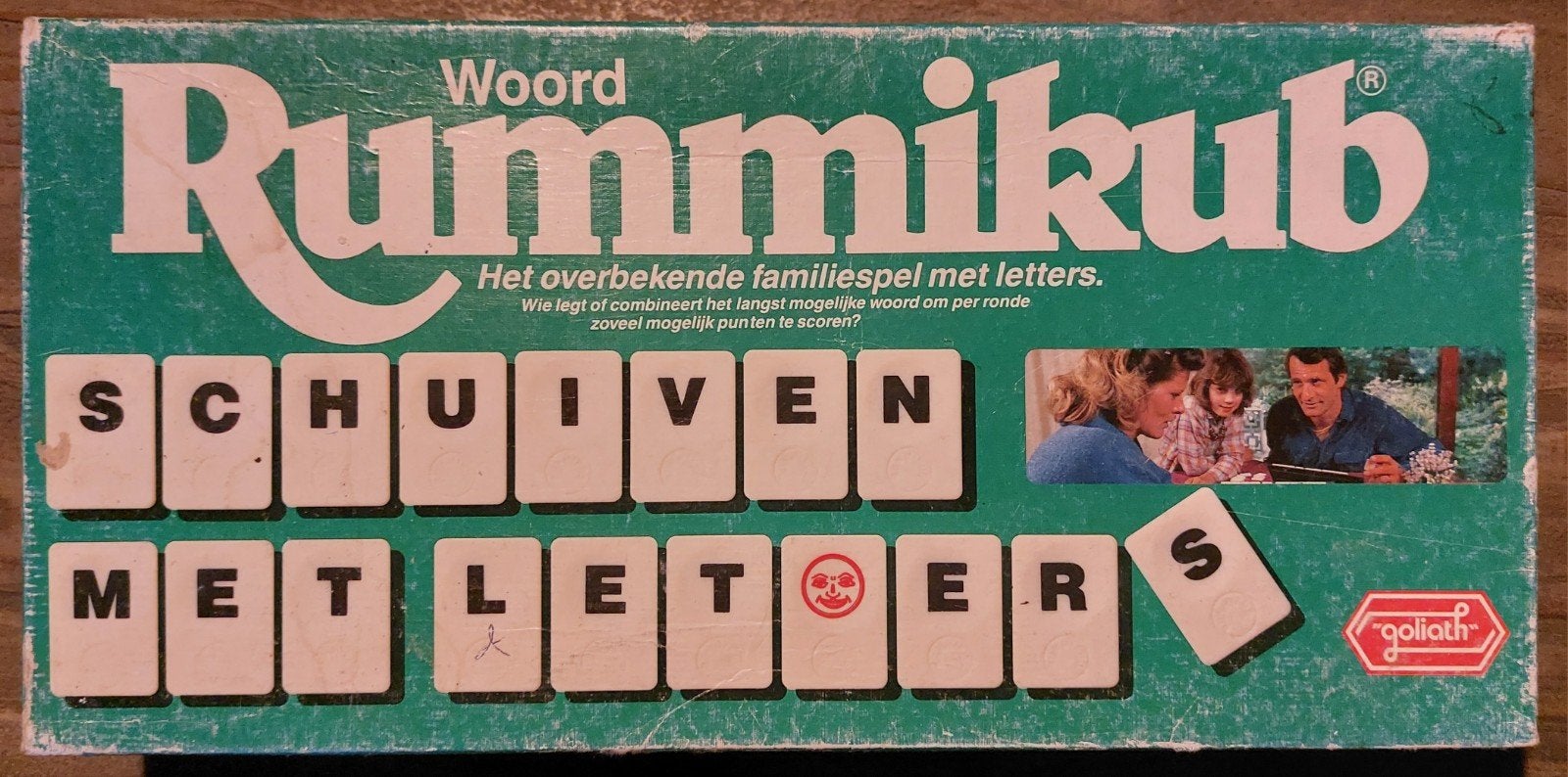 Woord Rummikub (grote versie), Hobby en Vrije tijd, Gezelschapsspellen | Bordspellen, Vijf spelers of meer, Ophalen of Verzenden