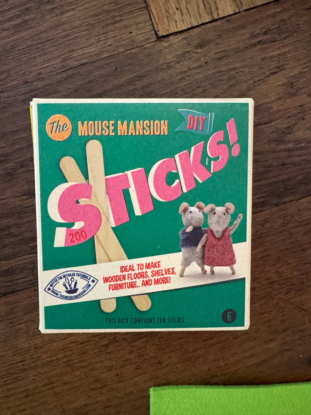 Muizenhuis DIY pakket met meubels, deur en klei, Kinderen en Baby's, Ophalen, Gebruikt, Knutselen