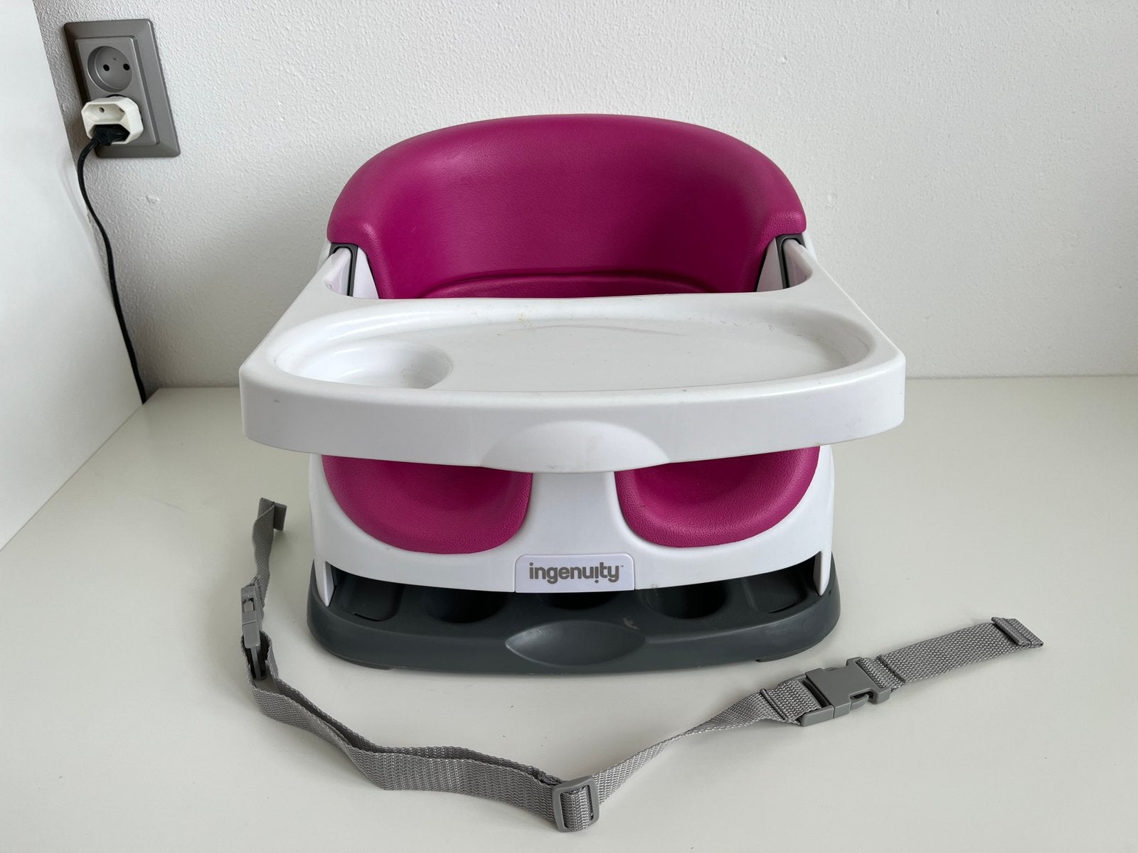 Nog nette Ingenuity Baby Base 2-in-1 stoelverhoger, Ophalen of Verzenden, Zo goed als nieuw, Overige typen