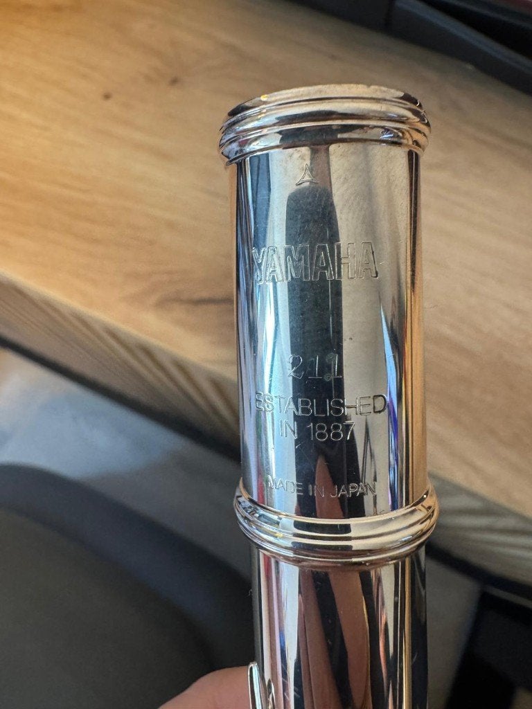 Yamaha 211 Dwarsfluit, Ophalen of Verzenden, Gebruikt, Dwarsfluit, Met koffer of tas