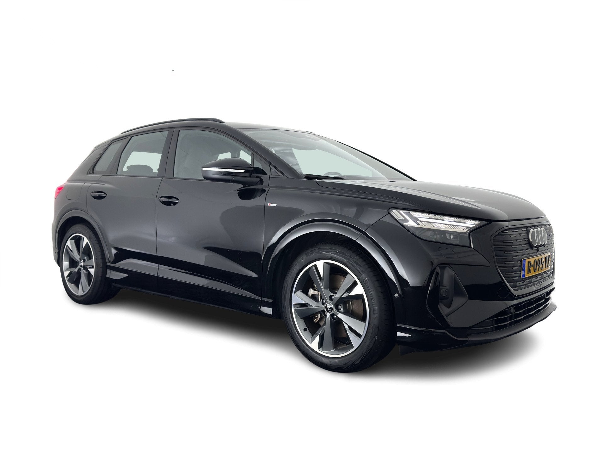 Audi Q4 e-tron 40 S edition 77 kWh (3-Fase-11kW) (INCL.BTW), Automaat, Achterwielaandrijving, Gebruikt, Leder en Stof