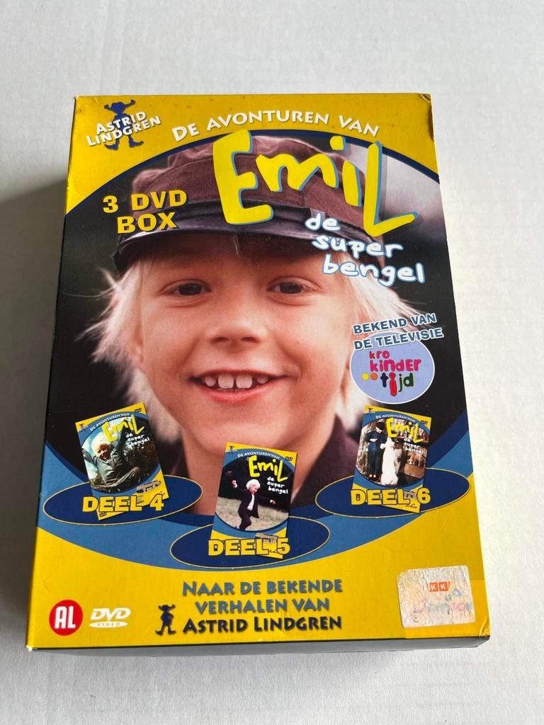 Astrid Lindgren Emil de Super Bengel 3 DVD Box, Avontuur, Gebruikt, Alle leeftijden, Boxset