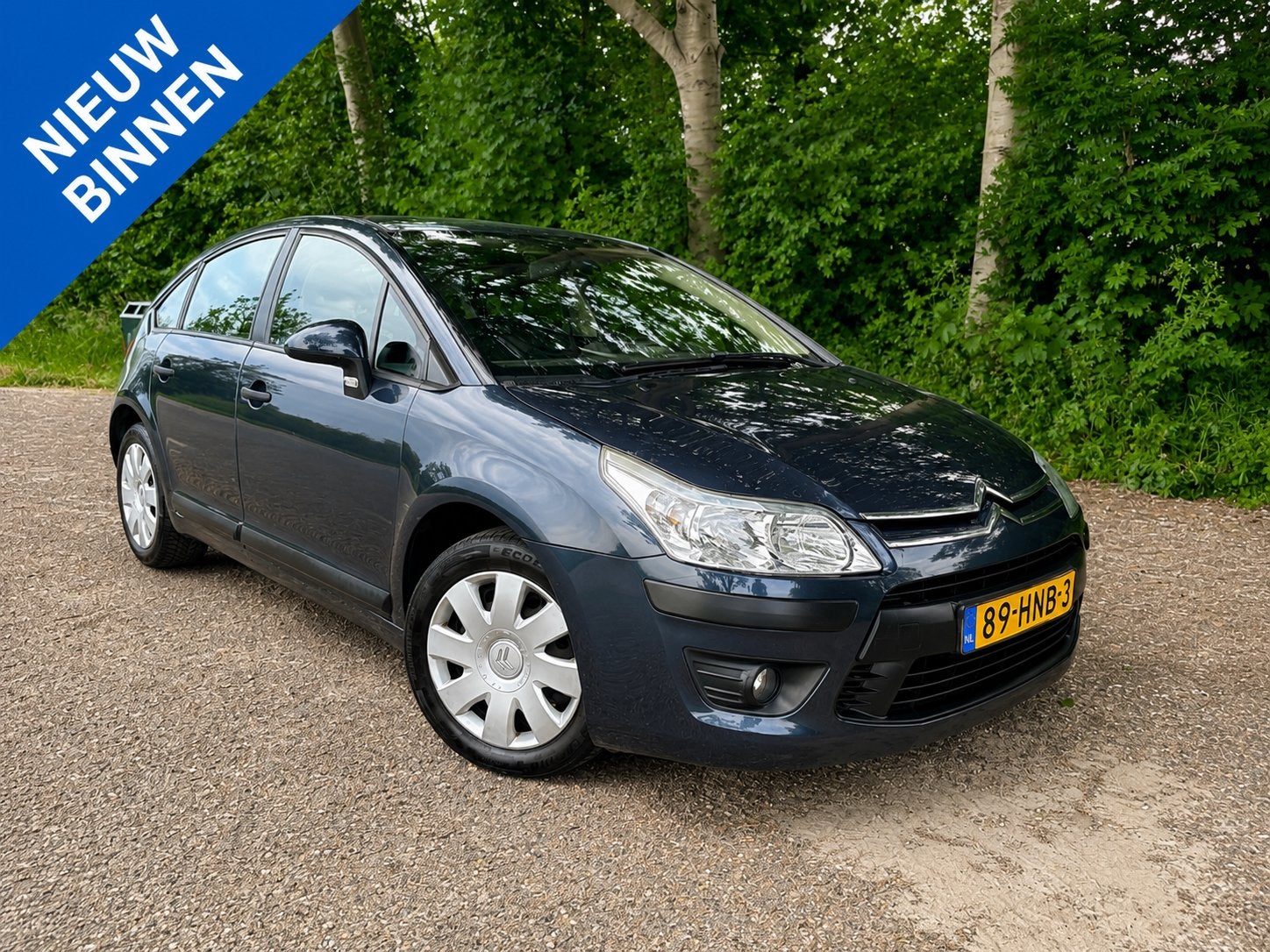 Citroën C4 1.6 VTi | APK | Trekhaak | Airco | Inruilkoopje, Auto's, 1550 kg, 4 cilinders, Blauw, Origineel Nederlands