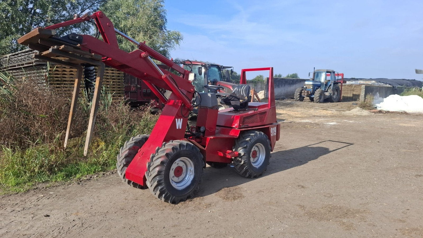 weidemann 919 shoveltje, Ophalen, Wiellader of Shovel