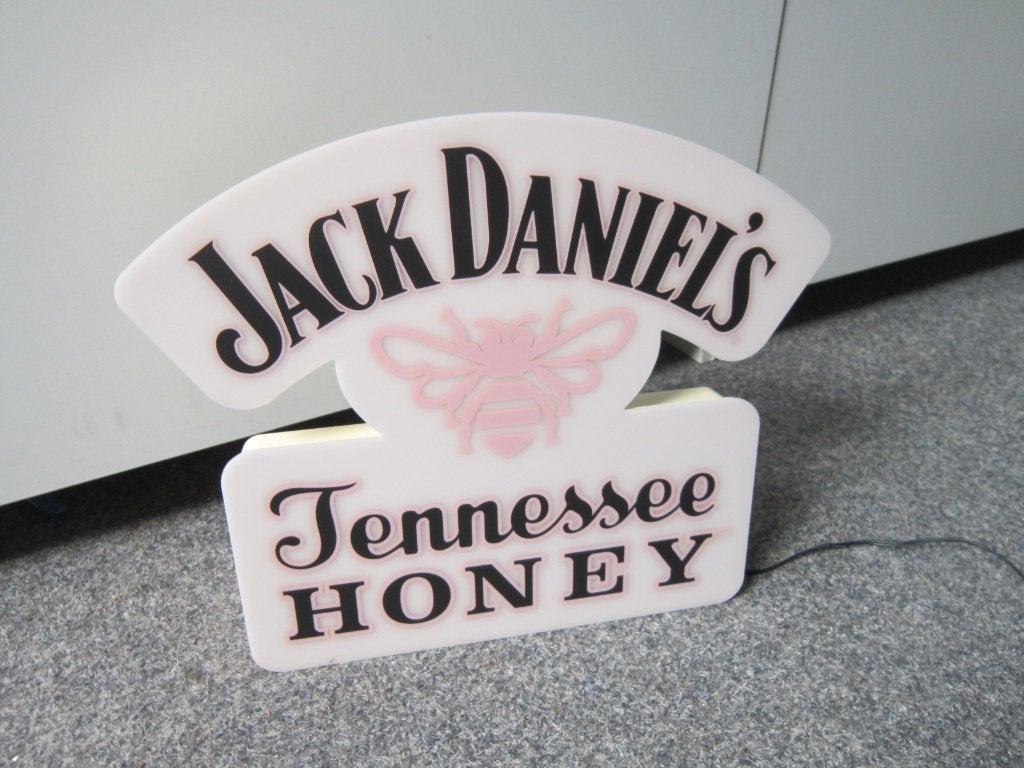 JACK DANIELS LED LICHTRECLAME, Ophalen, Zo goed als nieuw, Lichtbak of (neon) lamp