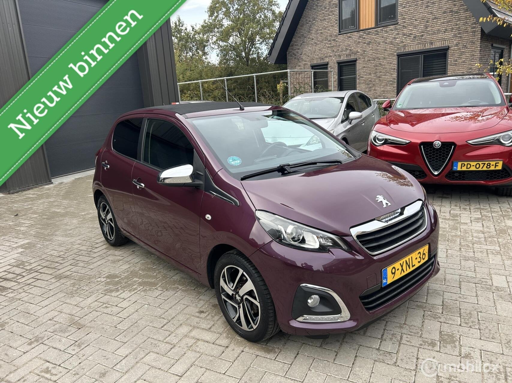Peugeot 108 1.0 VTi Allure TOP! Apple Carplay Camera Trekh, Auto's, Euro 5, Gebruikt, 31 €/maand, Overige kleuren