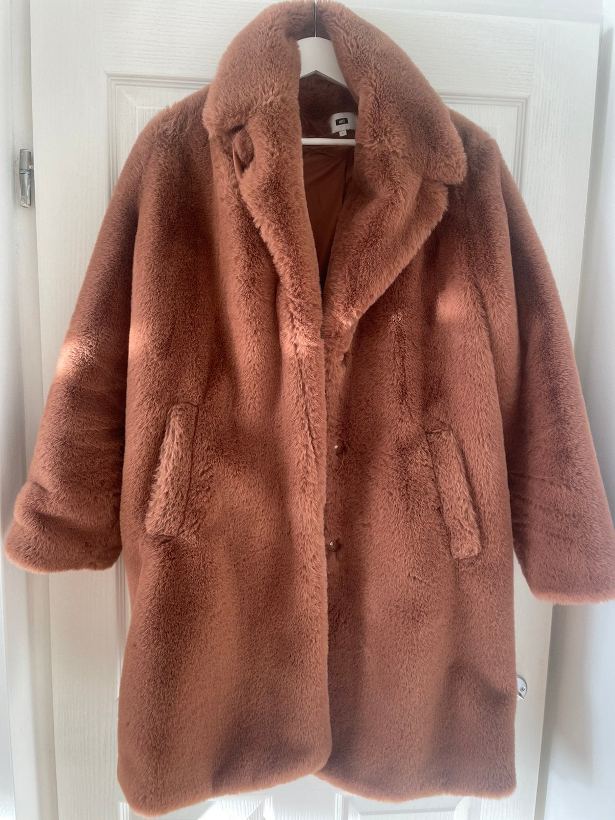 Bruine teddy jas, Ophalen, Zo goed als nieuw, Bruin