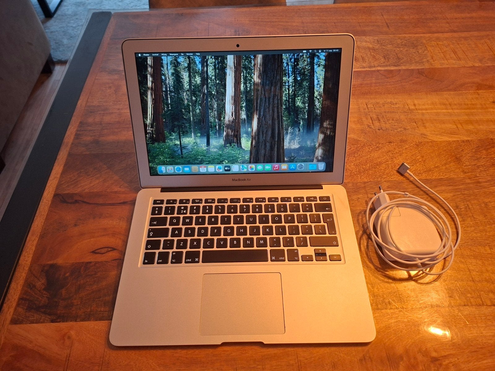 MacBook Air mid 2015, Computers en Software, Ophalen, Gebruikt, Qwerty, 8 GB