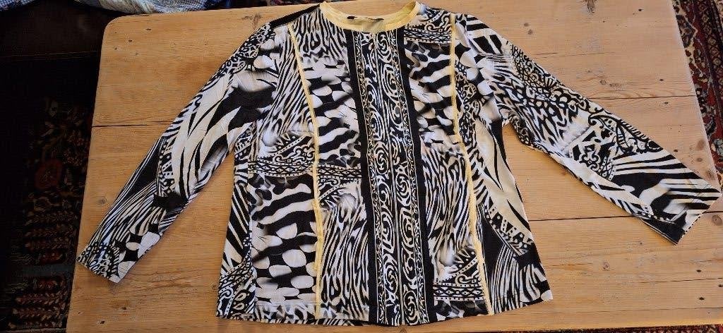Sommermann blouse of vestje maat 46 rits met dierenprint, Kleding | Dames, Sommermann, Ophalen of Verzenden, Zo goed als nieuw