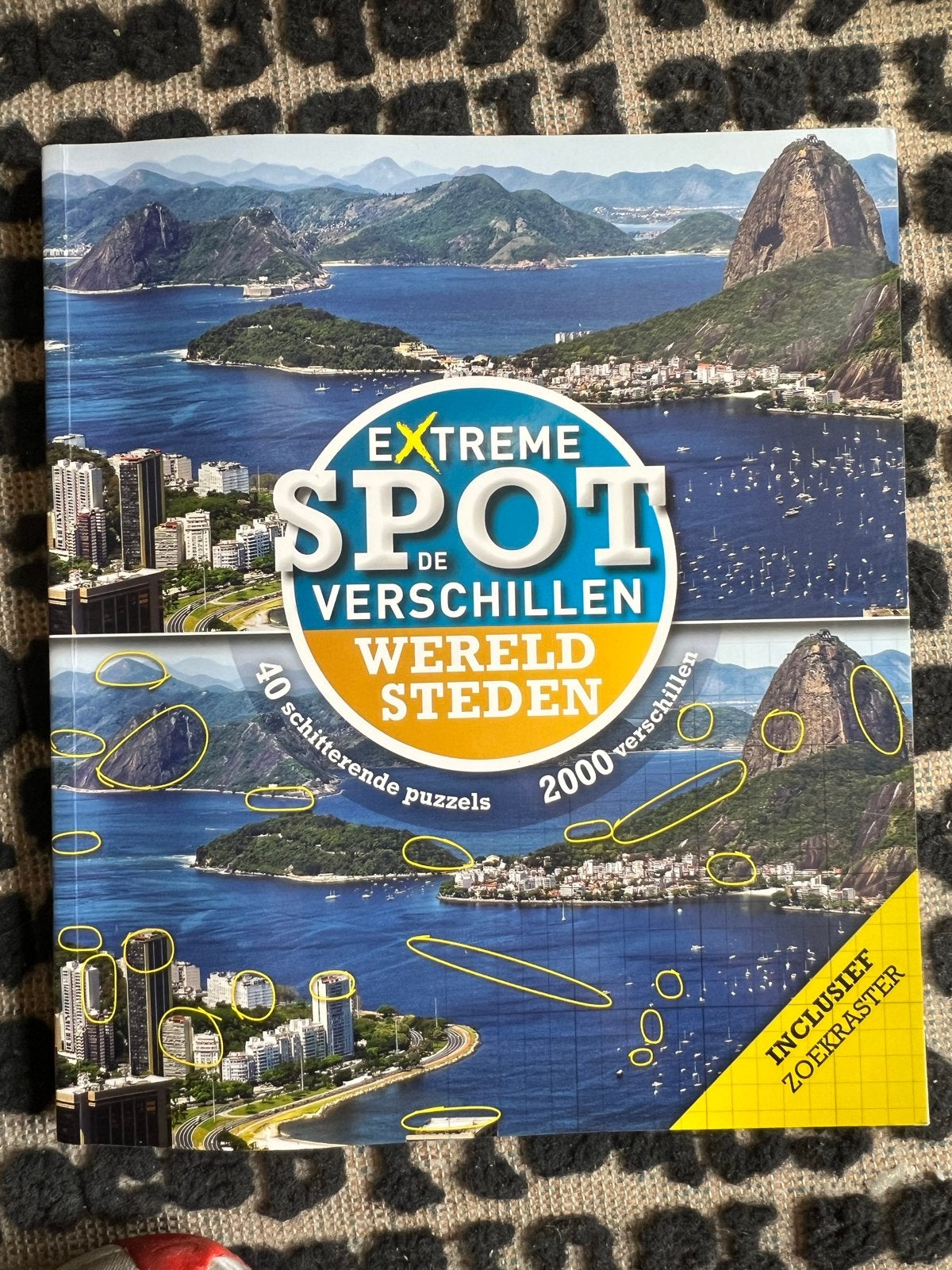 Extreme Spot de Verschillen Wereldsteden Puzzelboek, Ophalen of Verzenden, Minder dan 500 stukjes, Zo goed als nieuw, Puzzelboek