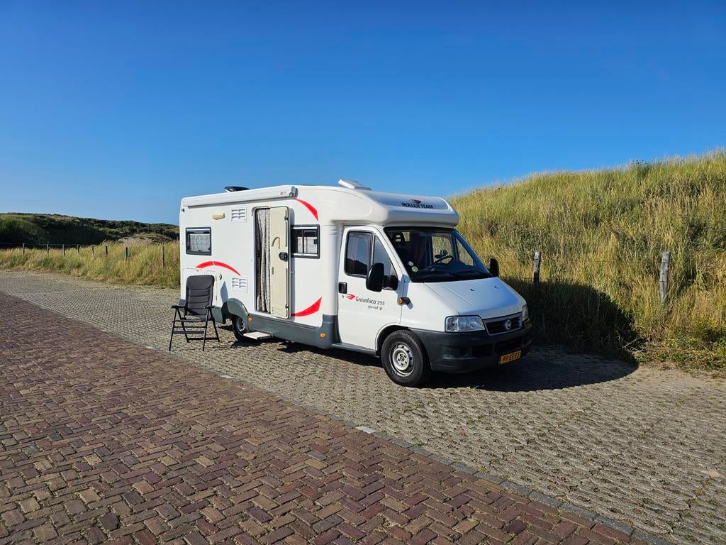 Fiat Ducato Granduca 255 special Roller Team automaat camper, Caravans en Kamperen, Campers, Particulier, tot en met 4, Half-integraal