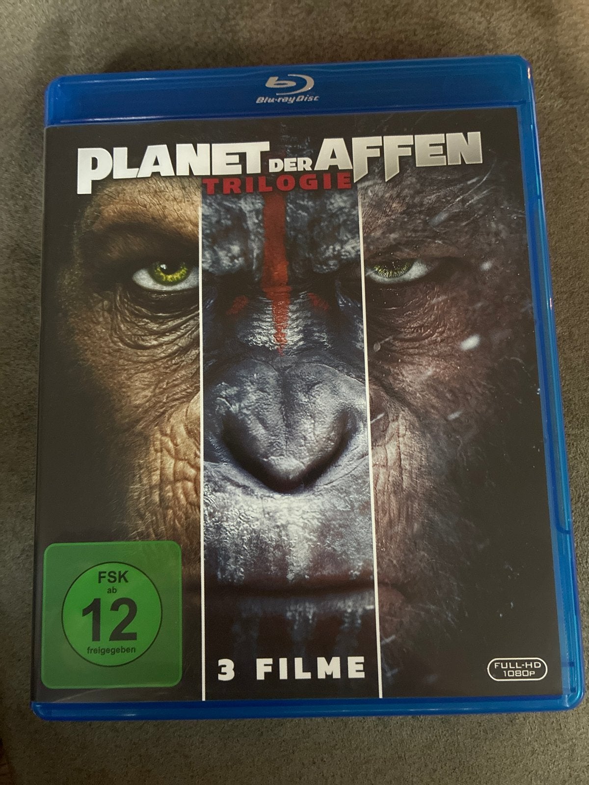 Planet of the apes - Blu-ray (3 films) NLO, Cd's en Dvd's, Blu-ray, Engels, Nederlands, Ophalen of Verzenden, Zo goed als nieuw