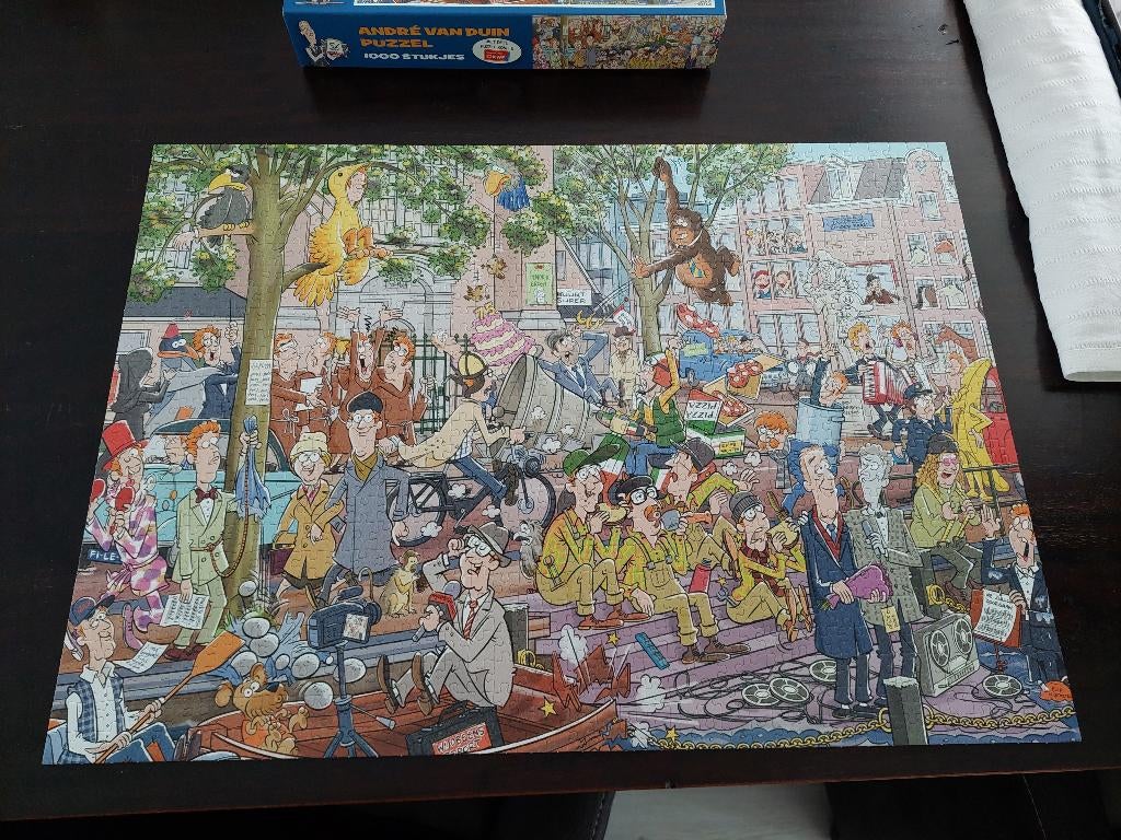 Legpuzzels Andre van Duin, Meilandjes en Gibsons, Ophalen of Verzenden, 500 t/m 1500 stukjes, Zo goed als nieuw