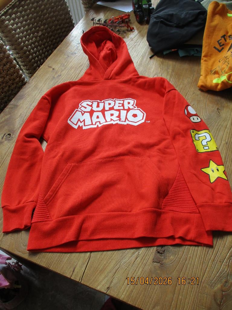 Trui super mario maat 158 jongen, Ophalen of Verzenden, Gebruikt, Jongen, Trui of Vest