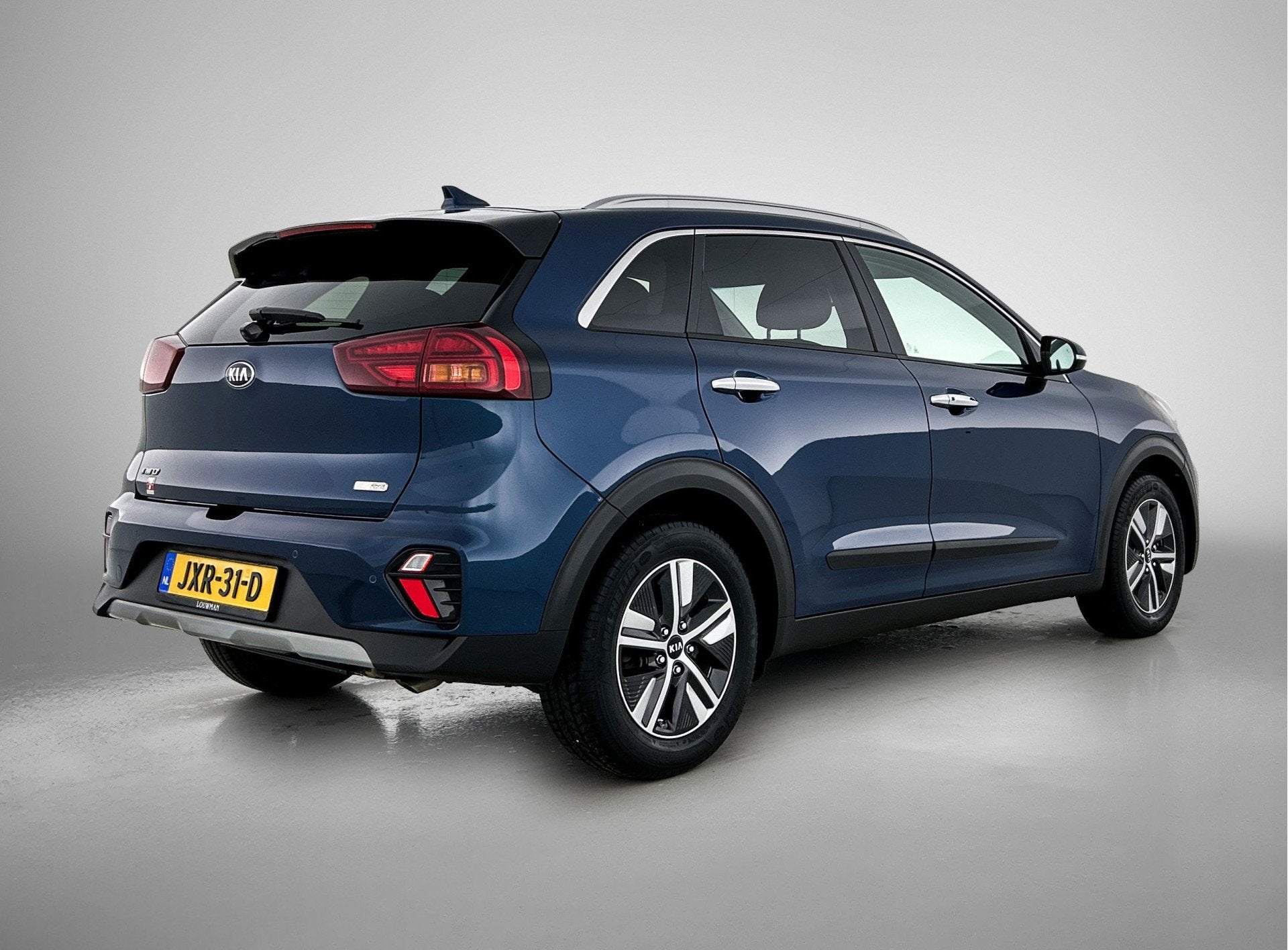 Kia Niro 1.6 GDi Hybrid ExecutiveLine | Leder | JBL | Stoelk, 12 maanden, Gebruikt, Zwart, Blauw