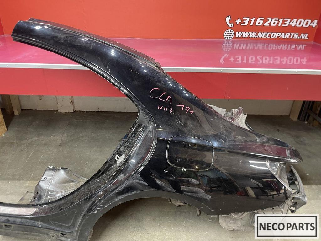 MERCEDES CLA W117 X117 SEDAN ACHTERSCHERM SNIJDEEL ORIGINEEL, Gebruikt, Ophalen of Verzenden, Achter, -