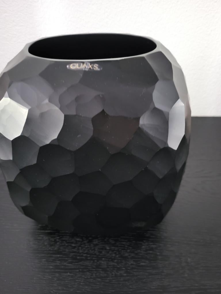 Guaxs vaas zwart Nieuw, Zwart, Nieuw, Ophalen of Verzenden, Glas